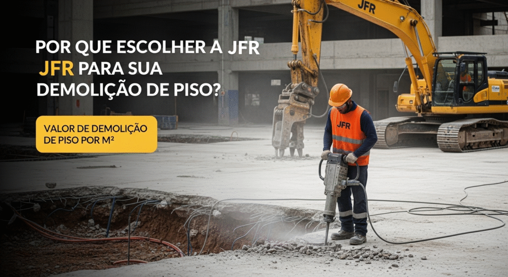 Por Que Escolher a JFR para Sua Demolição de Piso?