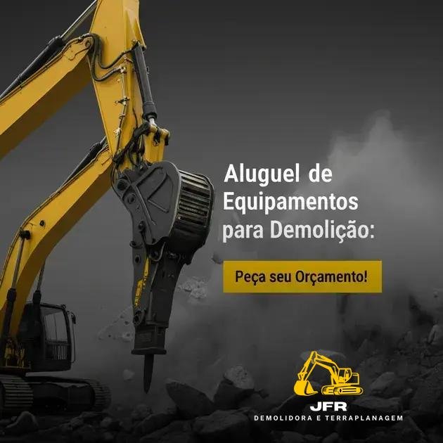 Aluguel de Equipamentos para Demolição: Peça seu Orçamento!