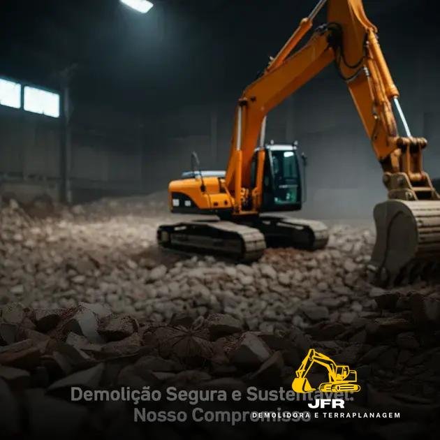 Demolição Segura e Sustentável: Nosso Compromisso Demolição Segura e Sustentável: Nosso Compromisso