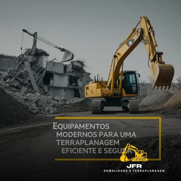Equipamentos Modernos para uma Terraplanagem Eficiente e Segura