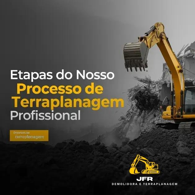 Etapas do Nosso Processo de Terraplanagem Profissional