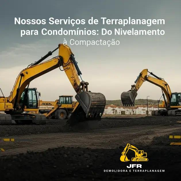 Nossos Serviços de Terraplanagem para Condomínios: Do Nivelamento à Compactação Nossos Serviços de Terraplanagem para Condomínios: Do Nivelamento à Compactação