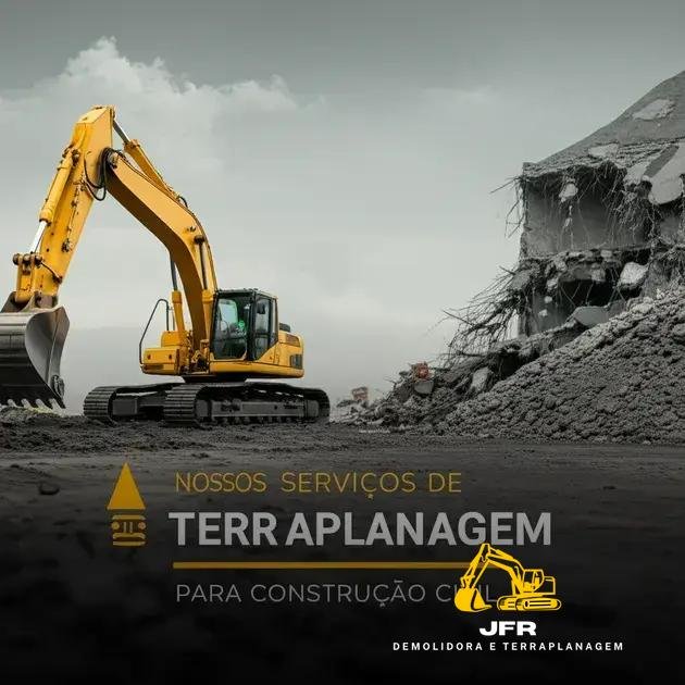 Nossos Serviços de Terraplanagem para Construção Civil