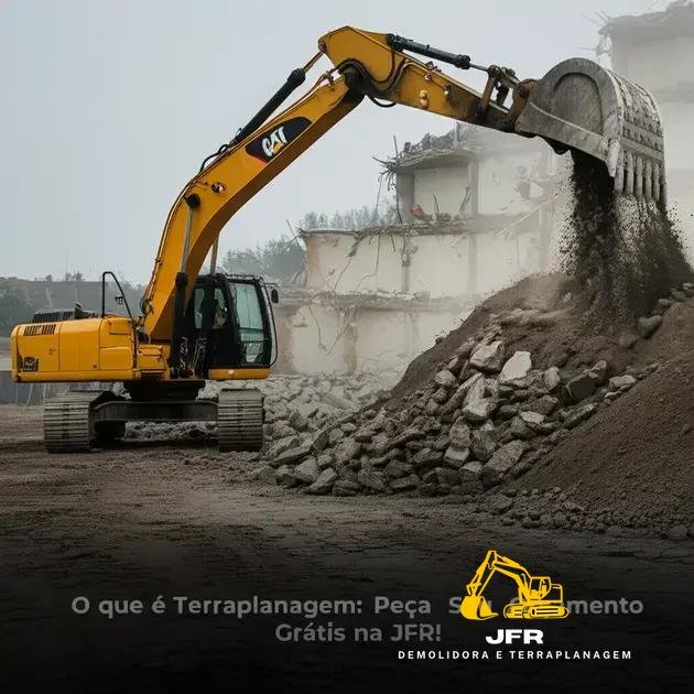 O que é Terraplanagem: Peça Seu Orçamento Grátis na JFR!