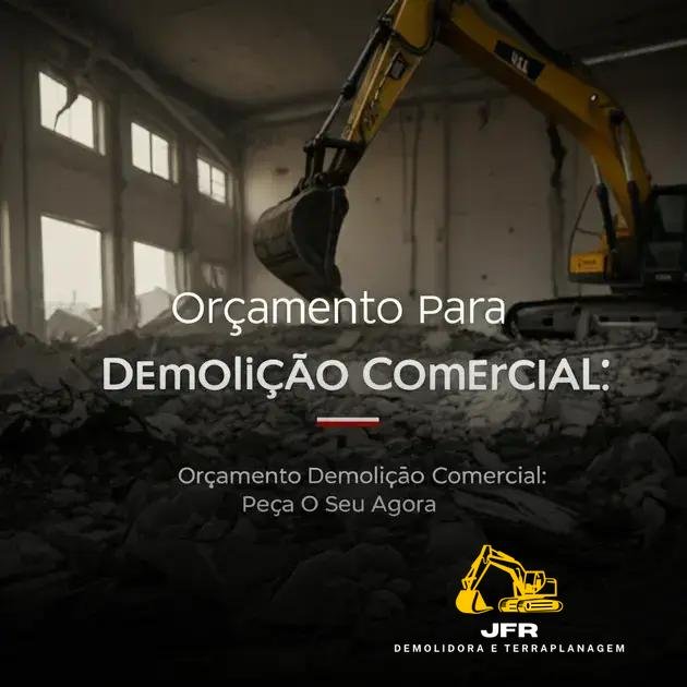 Orçamento para Demolição Comercial: Peça o Seu Agora