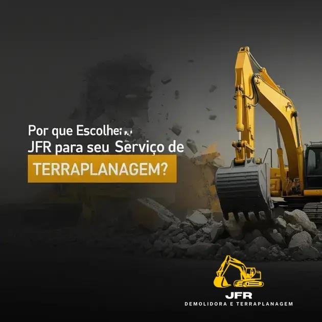 Por que Escolher a JFR para seu Serviço de Terraplanagem?