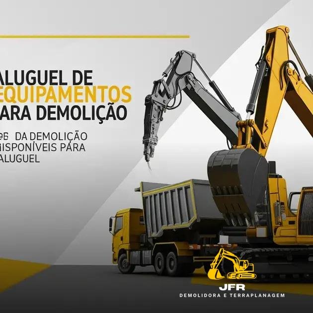 Principais Equipamentos para Demolição Disponíveis para Aluguel