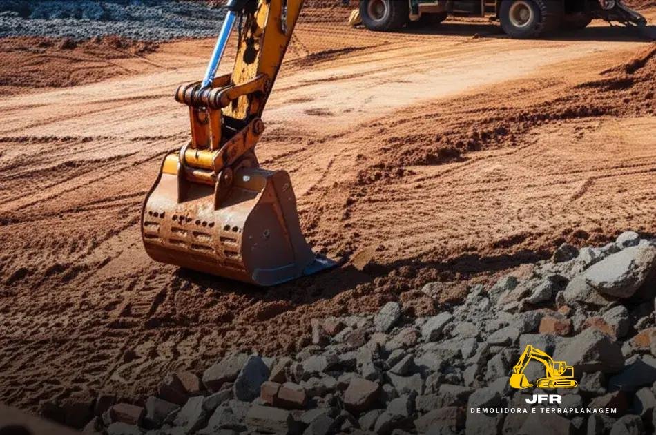 Quais são as principais etapas da terraplanagem?