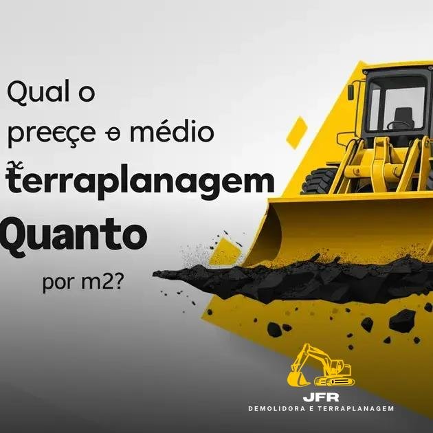 Qual o preço médio da terraplanagem por m2?