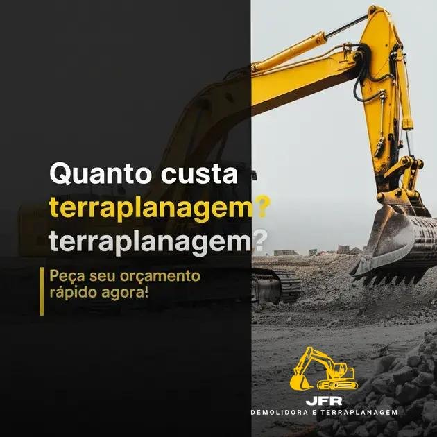 Quanto custa terraplanagem? Peça seu orçamento rápido agora!