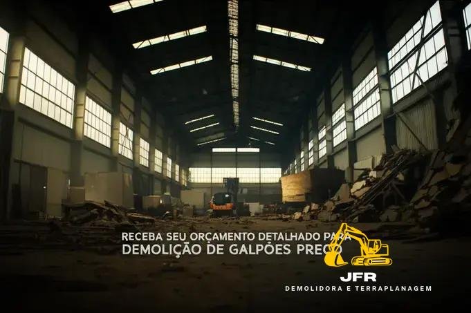 Receba seu Orçamento Detalhado para Demolição de Galpões