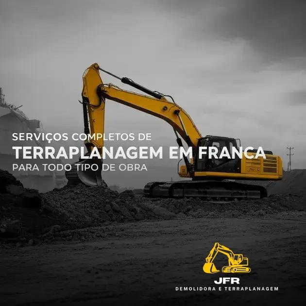 Servi&ccedil;os Completos de Terraplanagem em Franca