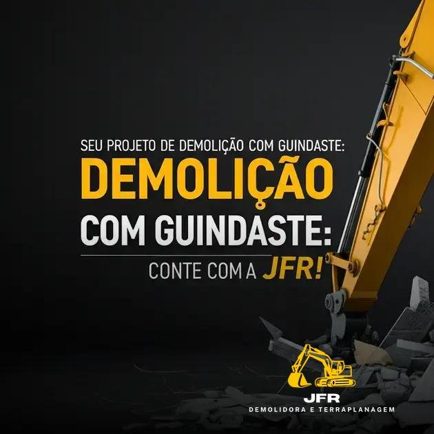 Seu Projeto de Demolição com Guindaste: Conte com a JFR!