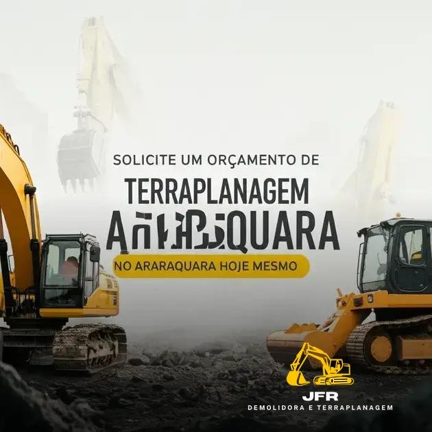 Solicite um Orçamento de Terraplanagem no Araraquara Hoje Mesmo