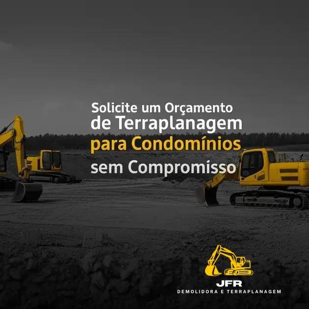 Solicite um Orçamento de Terraplanagem para Condomínios sem Compromisso Solicite um Orçamento de Terraplanagem para Condomínios sem Compromisso