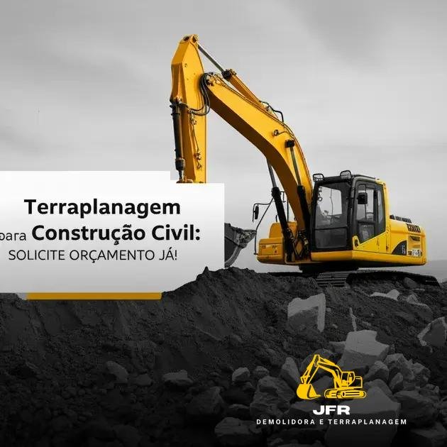 Terraplanagem para Construção Civil: Solicite Orçamento Já!