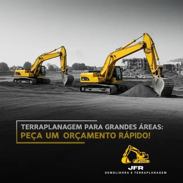 Terraplanagem para Grandes Áreas: Peça um Orçamento Rápido!