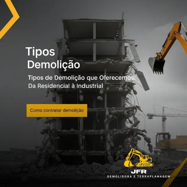 Tipos de Demolição que Oferecemos: Da Residencial à Industrial