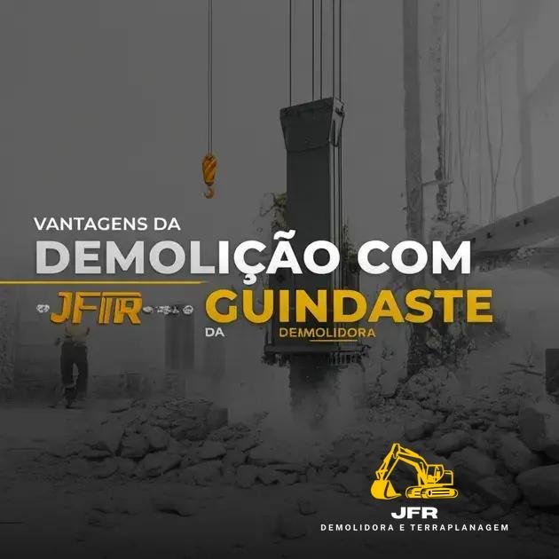 Vantagens da Demolição com Guindaste da JFR Demolidora