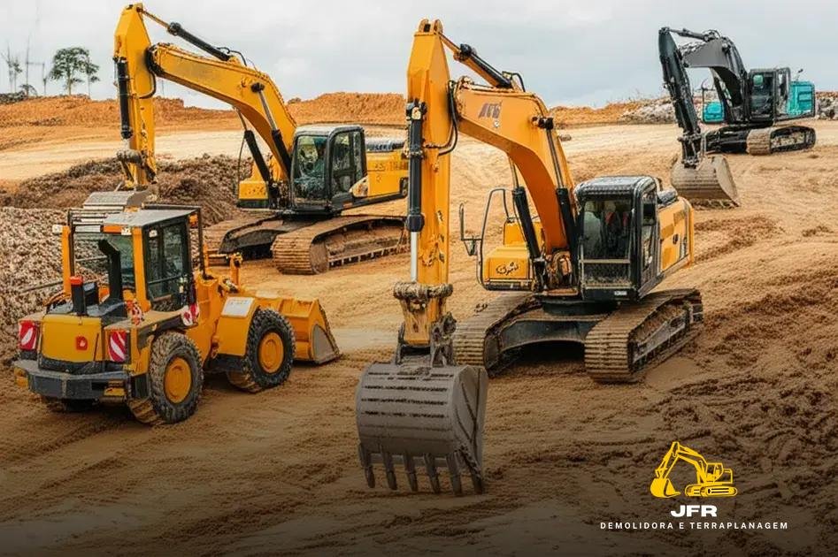 Nossa Frota para Locação de Equipamentos de Terraplenagem