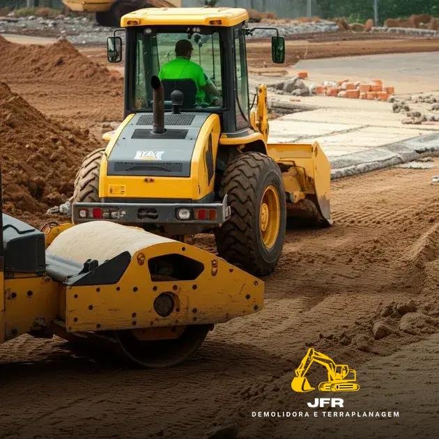 Nossos Serviços de Preparação de Terreno: Do Nivelamento à Compactação
