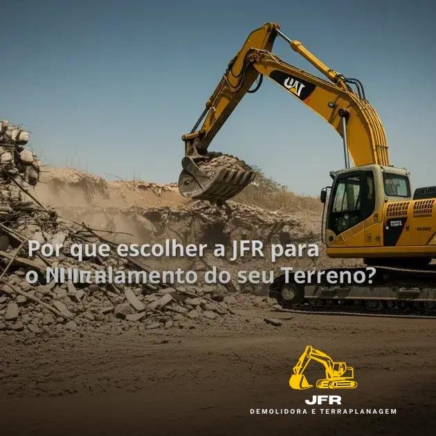 Por que escolher a JFR para o Nivelamento do seu Terreno? Por que escolher a JFR para o Nivelamento do seu Terreno?