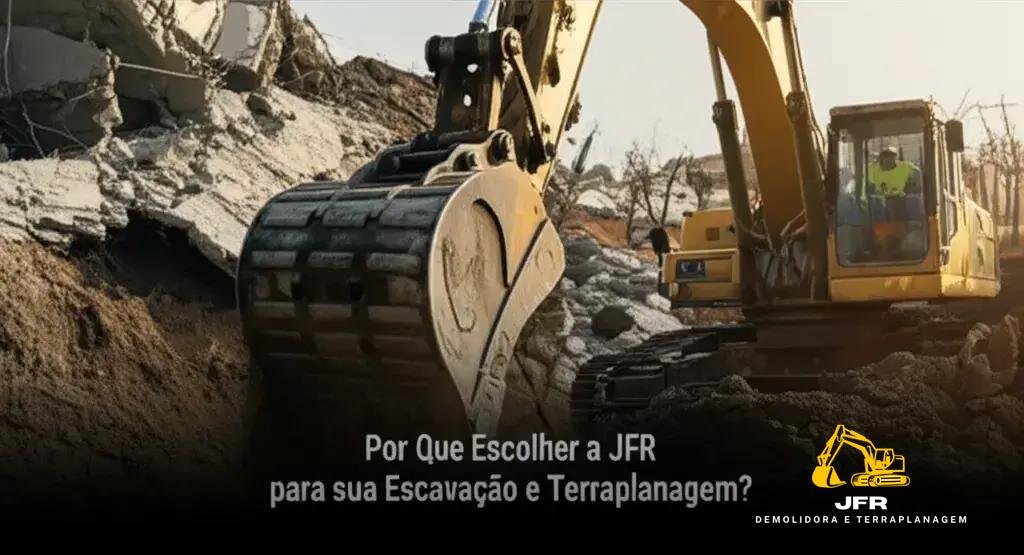Por Que Escolher a JFR para sua Escavação e Terraplanagem?